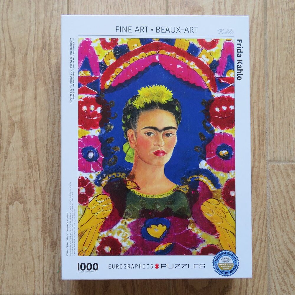 Frida Kahlo 1000 Piece Jigsaw Puzzle "The Frame" Eurographics Fine Art